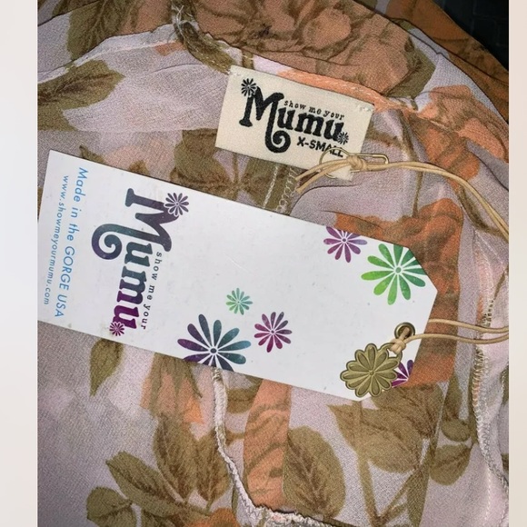 Show Me Your MuMu Free People *Nicolette* floral boho top XS - Picture 7 of 7